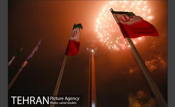 جشن نور نیمه شعبان در برج میلاد تهران 6