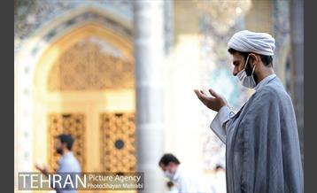 اقامه نماز عید فطر در مسجد امام حسین(ع) 12