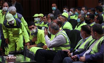 مراسم تجلیل از کارگران نمونه شهرداری تهران 9
