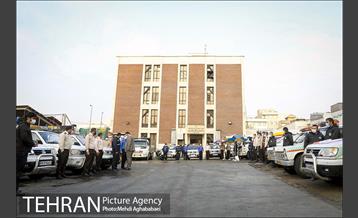 مانور عملیات برف روبی شهرداری منطقه 8