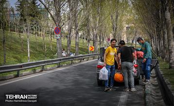روز طبیعت در پارک ساعی و حاشیه اتوبان مدرس  39