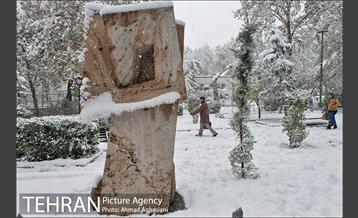 بارش اولین برف پاییزی در تهران 37