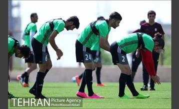 تمرین تیم ملی فوتبال 7
