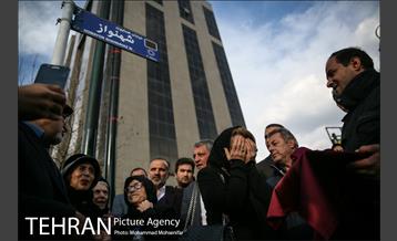 نصب سردیس و نامگذاری خیابان همایون شهنواز 3