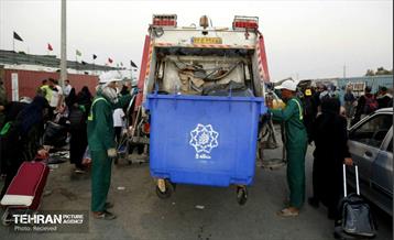 خدمات نیروهای پاکبان شهر تهران در اربعین حسینی 1