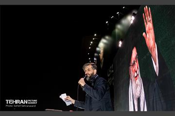 مراسم عزاداری شهادت رهبر انقلاب اسلامی در میدان ولیعصر(عج)