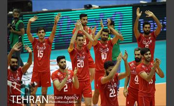 دیدار تیم های ملی والیبال ایران و هند 32