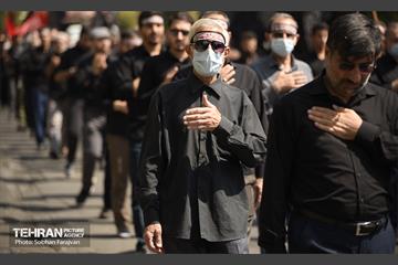 دسته عزاداری دانشگاه امام صادق(ع) در ظهر تاسوعا 12