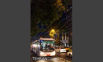 آذین بندی خیابان ولیعصر(عج) به مناسبت نیمه شعبان 13