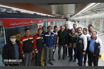 تست گرم بخش میانی خط ۶ مترو تهران 42