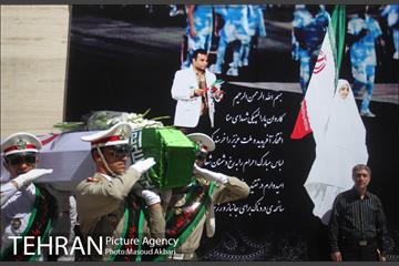 تشییع پیکر بهمن گلبارنژاد دوچرخه سوار ملی پوش ایران در پارالمپیک‎ 4