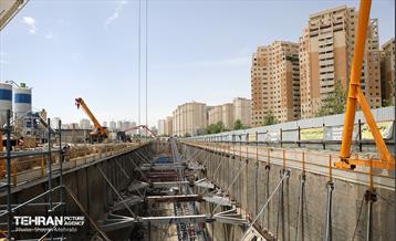 عملیات حفاری خط ۱۰ متروی تهران 27