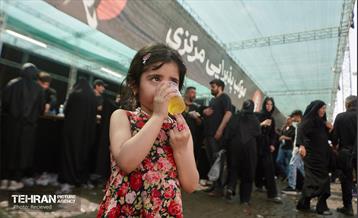 مواکب پذیرایی از زائران رهبر شهید در مراسم وداع