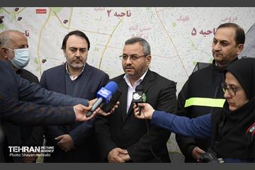 مانور برف روبی در منطقه ۳ تهران 23