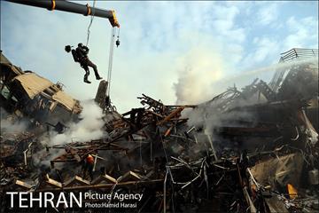 امداد رسانی در حادثه پلاسکو 23
