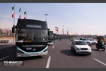 آیین رونمایی و ورود ناوگان حمل‌ونقل برقی شهر تهران 41