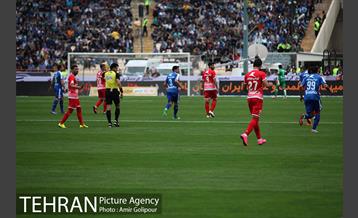دیدار پرسپولیس و استقلال در لیگ برتر فوتبال 25