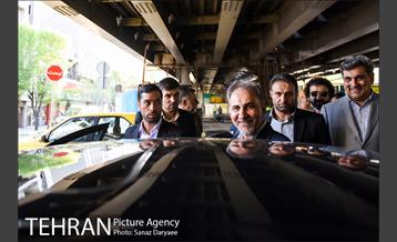 بازدید شهردار تهران از بازسازی پل کریمخان 19