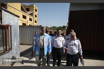 بازدید رییس مدیریت بحران کشور از مرکز آموزش آتش‌نشانی شهرداری تهران 9