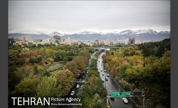 بارش باران پاییزی در تهران 21