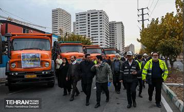 مانور برف روبی شهرداری منطقه 6 9