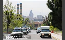 عملیات ضدعفونی سازمان صدا و سیما توسط نیروهای پسماند شهرداری تهران  9