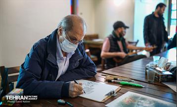 برگزاری ورکشاپ تخصصی کاریکاتور "آتیش نسوزونیم" 6