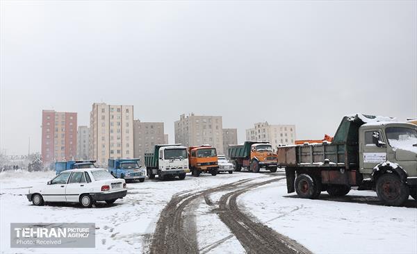 روز برفی در منطقه 5 21