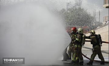 بازدید رییس مدیریت بحران کشور از مرکز آموزش آتش‌نشانی شهرداری تهران 51