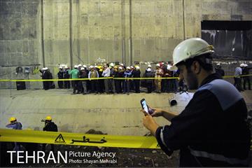 مراسم ورود ماشین حفاری(TBM) به ایستگاه مترو امیرکبیر در خط 6 متروی تهران 19
