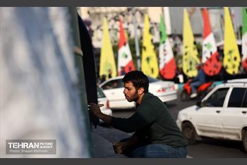 رویدا هنری جبهه مقاومت در میدان انقلاب 19