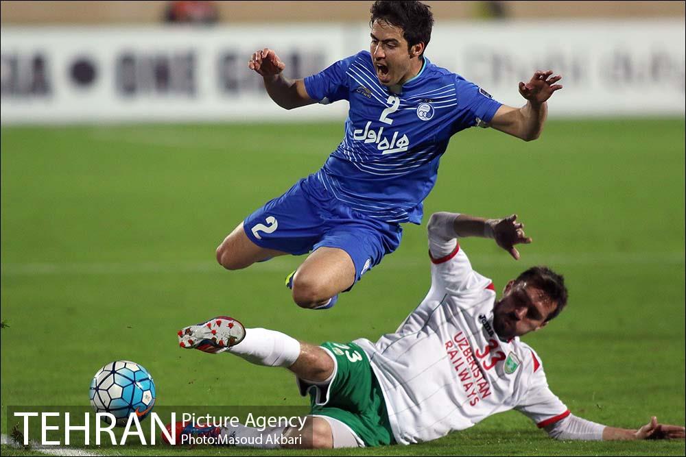 دیدار تیم های فوتبال استقلال و لوکوموتیو تاشکند