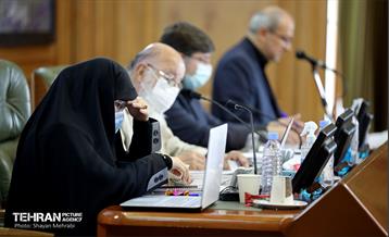 مراسم تودیع پیروز حناچی، شهردار سابق تهران در صحن شورای اسلامی  25