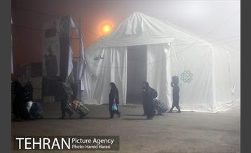 ارائه خدمات نیرو های خادم الحسین (ع) در مرز شلمچه 17