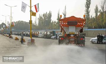 مانور برف روبی شهرداری منطقه 5