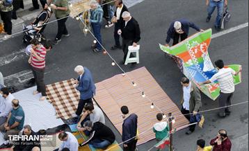 اقامه نماز عید سعید فطر در محله شهران 39