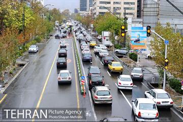 بارش باران پاییزی در تهران 22