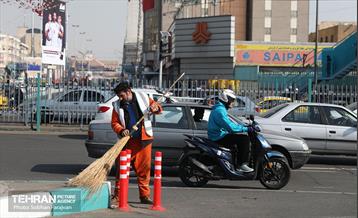 خدمات شهرداری تهران در پایان راهپیمایی ۲۲ بهمن - ۱ 7