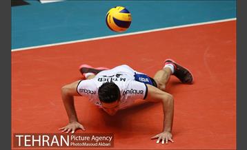 دیدار تیم های والیبال سایپا تهران و هاوش گنبد