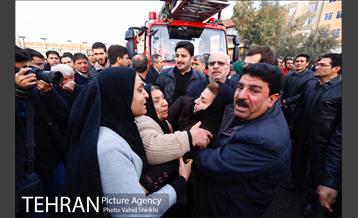 تشییع پیکر شهید آتش نشان سید احسان جامعی 35