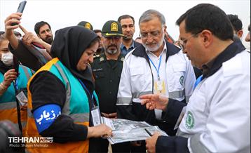 مانور تمرین اسکان اضطراری کلانشهر تهران 10