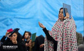 احیای شب بیست‌ویکم ماه رمضان امامزاده پنج تن لویزان 37