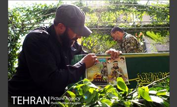 تشییع شهدای مدافع حرم تیپ فاطمیون 6