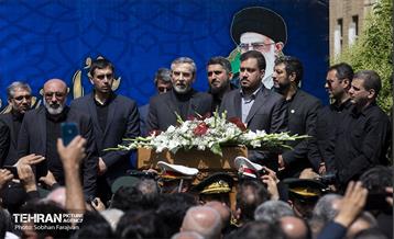 تشییع پیکر شهید حسین امیرعبداللهیان در وزارت خارجه 10