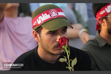 اهتزاز بزرگترین پرچم فلسطین جهان در تهران 26