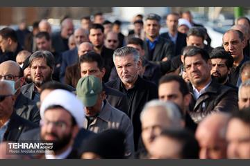 مراسم تشییع پیکر مرحوم اسماعیل احمدی 9