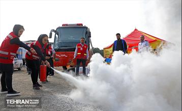 مانور تمرین اسکان اضطراری کلانشهر تهران 19