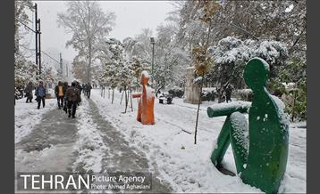 بارش اولین برف پاییزی در تهران 29