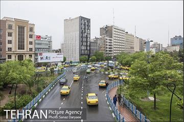 باران بهاری در تهران 13