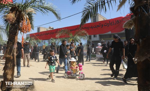 حضور کودکان در مراسم پیاده روی جاماندگان اربعین حسینی(ع) 19